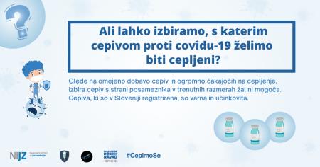 03 Ali lahko izbiramo, s katerim cepivom proti covidu-19 želimo biti cepljeni